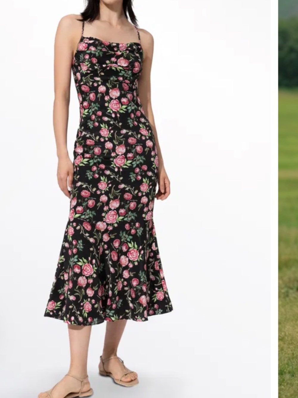 New Fabrique Martina Rosie Black Dress in Mulberry Silk Blend - Picture 2 of 11